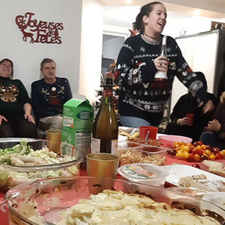 Nos bénéficiaires en fête